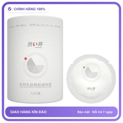Bao cao su kéo dài quan hệ DryWell Long Lasting Pro C-36 Hộp 12 cái