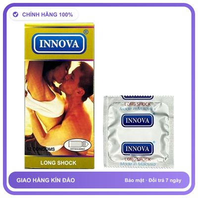 Bao cao su kéo dài quan hệ Vàng Innova Hộp 12 cái