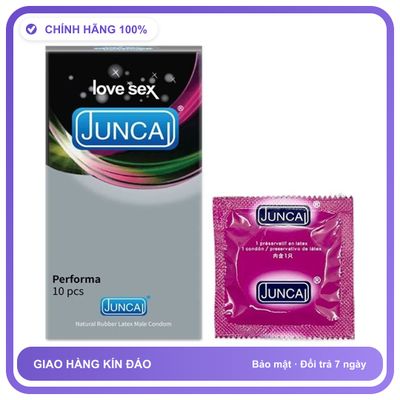 Bao cao su kéo dài quan hệ Juncai Performa JC-19 Hộp 10 cái