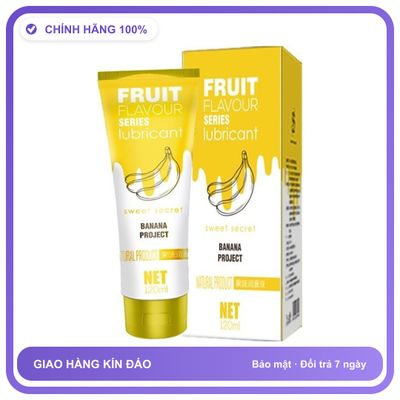 Gel bôi trơn hương thơm OLO Sweet Secret Chuối Chai 120ml