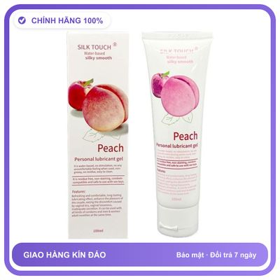 Gel bôi trơn hương thơm Đào Silk Touch Chai 100ml