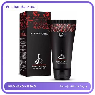 Gel bôi trơn tăng kích thước Titan Black Chai 50ml
