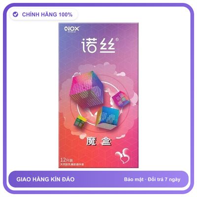 Bao cao su gân nhám Nox Magic Box Hộp 12 cái