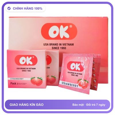 Bao cao su khách sạn nhà nghỉ Dâu OK 48h Hộp 144 cái