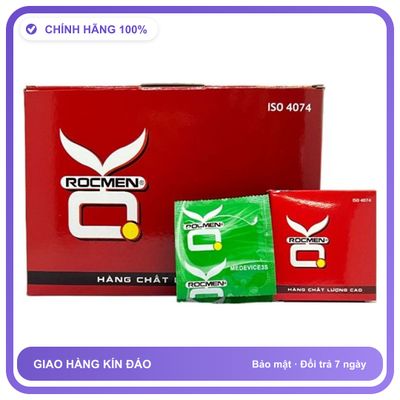 Bao cao su khách sạn nhà nghỉ Dâu OK Rocmen Hộp 144 cái
