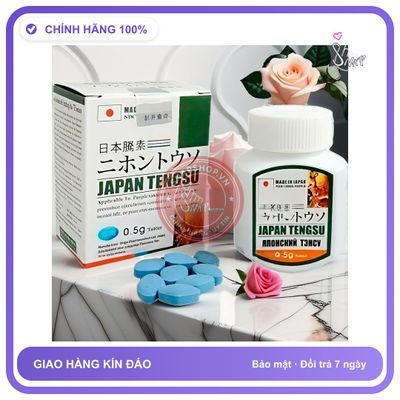 Viên uống hỗ trợ sinh lý nam JAPAN TENGSU Thuốc cương cứng, kéo dài thời gian quan hệ cho nam, hàng chính hãng, có tem chống hàng giả, rất hiệu quả, c