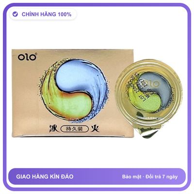 Bao cao su siêu mỏng Băng Hoả OLO Hộp 10 cái