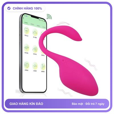 Trứng rung sạc USB Sivir App Flamingo