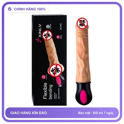 Dương vật giả rung phát nhiệt sạc USB XINLV