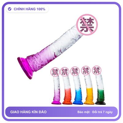 Dương vật giả có đế hít 2 Màu Jiuai