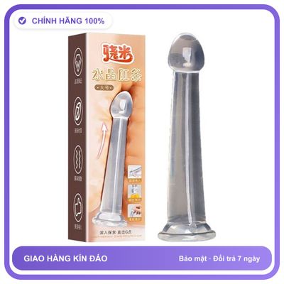Dương vật giả có đế hít Snapmi Crystal Anal