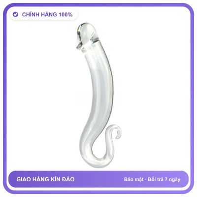 Dương vật giả Thủy Tinh Penis D Đầu Móc