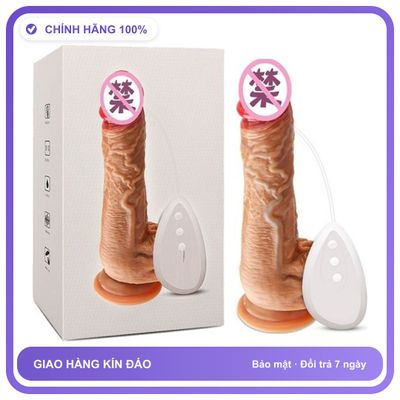 Dương vật giả có đế hít rung phát nhiệt sạc USB Joker