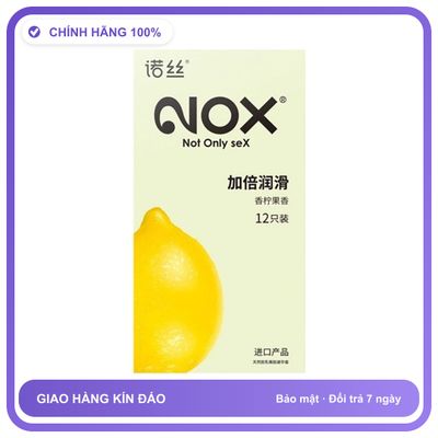 Bao cao su hương thơm Nox Fruity Lime Hộp 12 cái