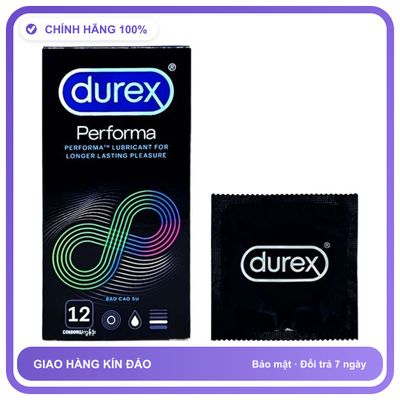 Bao cao su kéo dài quan hệ DKSH Durex Performa Hộp 12 cái