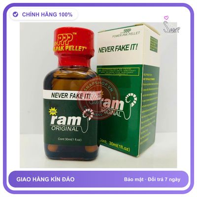 Chai hít tăng khoái cảm Popper ram 30ml popper 30ml usa chính hãng, che tên sp