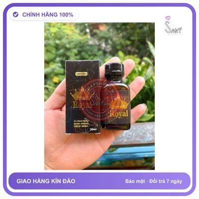 Chai hít tăng khoái cảm Popper Royal 30ml popper 30ml usa Royal cực mạnh, dùng cho người lờn nặng, che tên sp