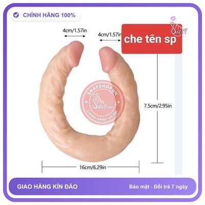 Đồ chơi người lớn Dương Vật Giả 2 Đầu,che tên sp