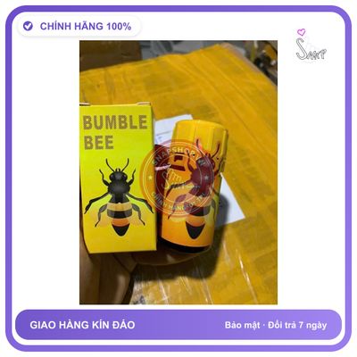 Chai hít tăng khoái cảm Popper BUMBLE BEE 40ml Popper Bumble BEE 40ml, Hít vào mũi trực tiếp,tác dụng nhanh tức thì, tăng cường khoái cảm