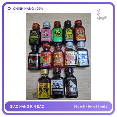 Chai hít tăng khoái cảm Popper Golden Cock 30ml Popper Usa 30ml, Không dùng cho ng mới