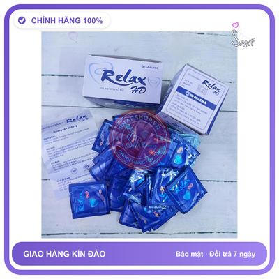 Gel bôi trơn Relax HD Gel bôi trơn Durex Hộp 30 Gói, Tiện lợi, Gel Độ trơn cao, Lâu khô, Phù hợp mọi loại da, che tên sp