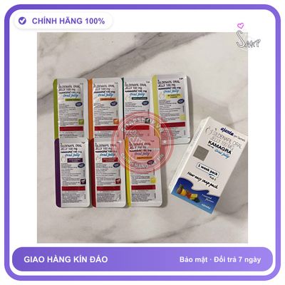 Gel uống hỗ trợ sinh lý KAMAGRA Hộp 7 gói Thạch Siro, Giúp Kích Thích T Dục Cực Mạnh, Tác Dụng Phê Cực Lâu, Dùng Được Cho Nam Nữ