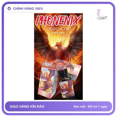Chai hít tăng khoái cảm Popper PHONENIX 30ml Popper 30ml USA, Ko Cồn, Mạnh, Phê, che tên sp