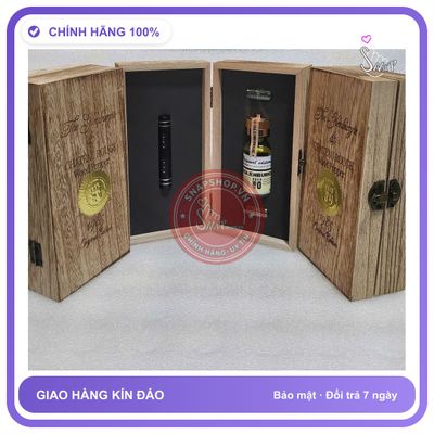 Chai hít tăng khoái cảm Popper GLENBURG 30ml Popper Hộp Gỗ Cao Cấp 30ml, Hương Thơm dễ hít, Kích Thích Hưng Phấn Cực Mạnh, Phê Cực lâu, che tên