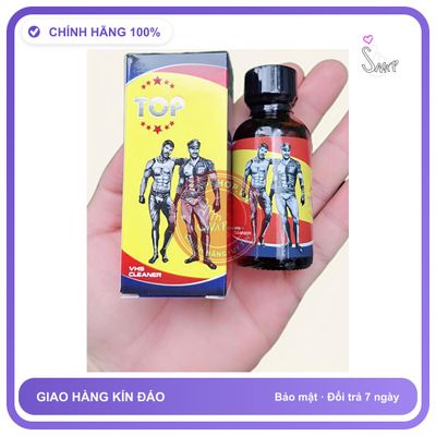 Chai hít tăng khoái cảm Popper TOP 30ml Popper 30ml Cho Top Mạnh Mẽ, Chống Xìu, Không Cồn, Che Tên SP