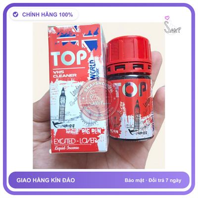 Chai hít tăng khoái cảm Popper TOP 40ml Popper 40ml USA Cho Top, Giúp Cương Cứng, Chống Xìu, Kích Thích Hưng Phấn Cực Mạnh, Tác Dụng Phê Tức Thì, Che