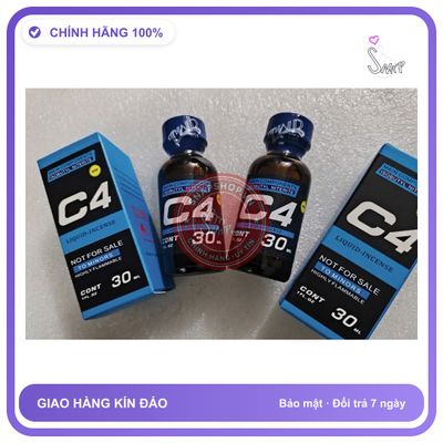 Chai hít tăng khoái cảm Popper C4 30ml Popper 30ml USA C4, cho ng lờn nặng, cực mạnh, ko bỏng mũi, ko nhức đầu, che tên sp