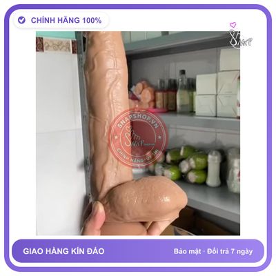 Đồ chơi người lớn Dương Vật Giả, 35Cm, Chất liệu silicon Cao Cấp bền bỉ, Che Tên Sản Phẩm