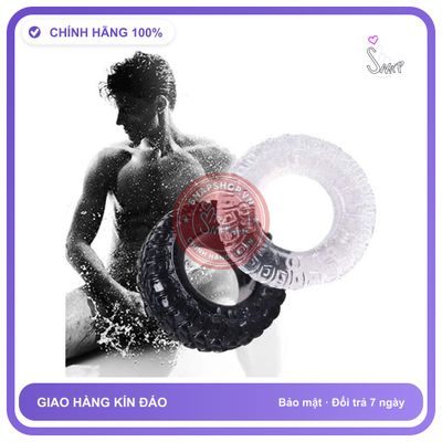 Viên uống hỗ trợ sinh lý nam Vòng đeo dương vật bộ 2 cái, giúp cương cứng, hỗ trợ lâu ra, kéo dài thời gian quan