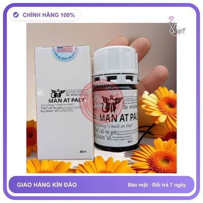 Chai hít tăng khoái cảm Popper MAN AT PALY 40ml Popper 40ml Dòng Mạnh, Phê Lâu, Mùi Dịu, Không Cồn, che tên sp