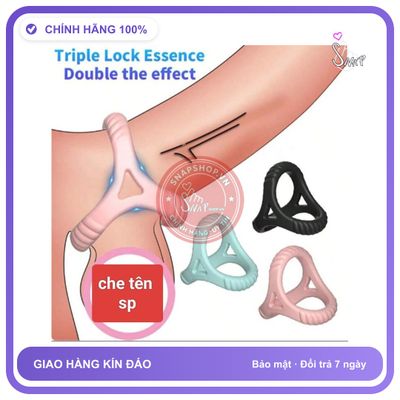 Viên uống hỗ trợ sinh lý nam Triple Lock Essence Vòng đeo dương vật, giúp cương cứng,lâu ra, chống xìu