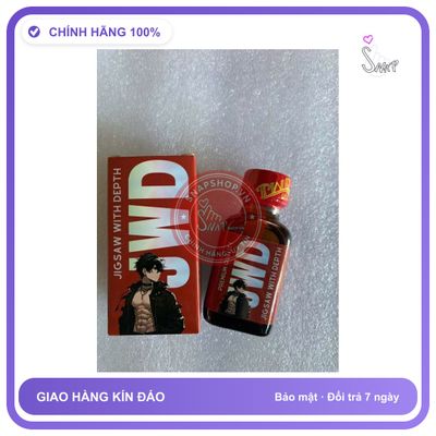 Chai hít tăng khoái cảm Popper JWD 30ml Popper Mỹ 30ml, Hàng Chuẩn, Mạnh Phê,Tác Dụng Tức Thì Khi Hít Xong,Che Tên SP