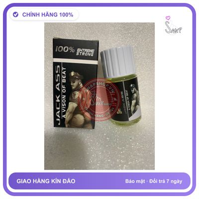 Chai hít tăng khoái cảm Popper JACK ASS 40ml Popper 40ml USA, Kích Thích Khoái Cảm Cực Mạnh, Tác Dụng Phê Tức Thì, Che Tên Sản Phẩm