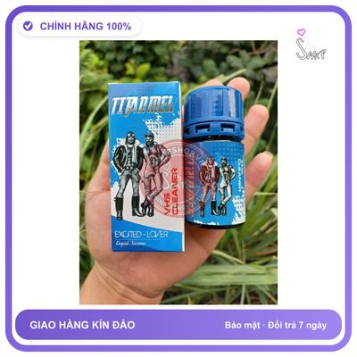 Chai hít tăng khoái cảm Popper TITANMEN 40ml Chai hít trực tiếp vào mũi, popper 40ml, giúp tăng hưng phấn cực mạnh, tác dụng phê tức thì