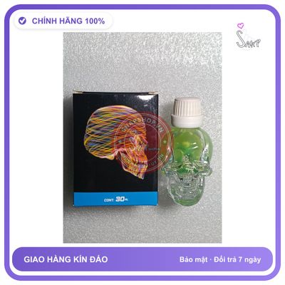 Chai hít tăng khoái cảm Popper Popper đầu lâu Neon Thơm, che tên sp