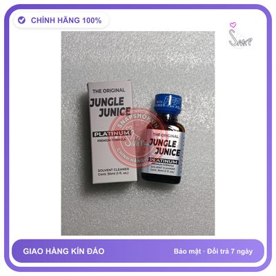 Chai hít tăng khoái cảm Popper JUNGLE JUNICE 30ml Chai hít vào mũi trực tiếp popper 30ml USA, tác dụng tức thì cực mạnh