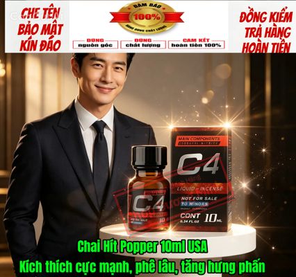 Popper 10ml USA, Hàng Chính Hãng, Kích Thích Mạnh Mẽ, Tác Dụng Nhanh Chóng