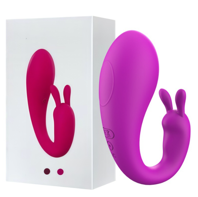 Trứng rung Rabbit 2 đầu 9 tần số kết nối điện thoại