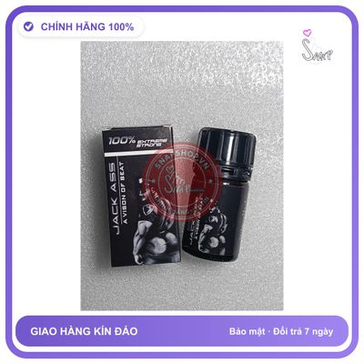 Chai hít tăng khoái cảm Popper JACK ASS 40ml Popper 40ml USA, Hít Trực tiếp vào mũi, kích thích hưng phấn cực mạnh,tác dụng phê tức thì