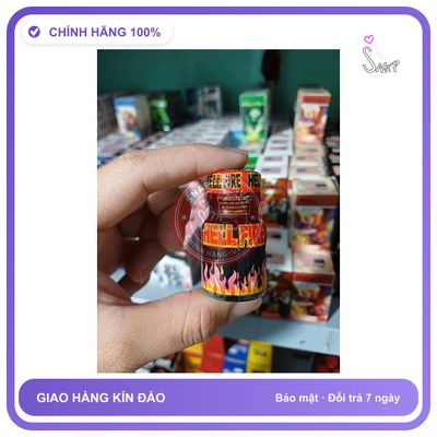 Chai hít tăng khoái cảm Popper HELLFIRE 10ml Popper 10ml USA, Dòng Mạnh, Kích Thích Nhanh, Tác Dụng Tức Thì, Bao Phê