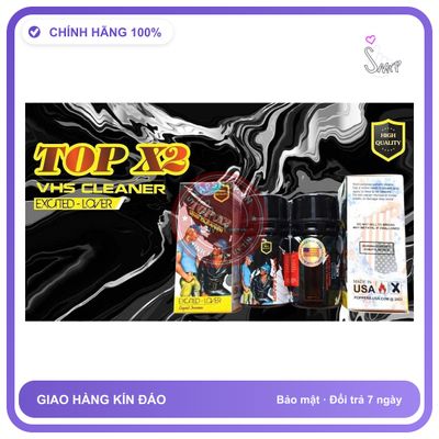 Chai hít tăng khoái cảm Popper TOP X2 40ml Popper 40ml USA, Cho Top, Hỗ Trợ Cương Cứng, Lâu Ra,Kéo Dài Thời Gian Quan Hệ
