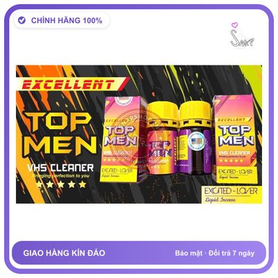 Chai hít tăng khoái cảm Popper TOP MEN 40ml Popper 40ml USA, Cho Top Men, Hỗ Trợ Tăng Khoái Cảm, Chống Xìu, Cương Cứng, Phê Lâu