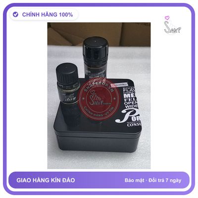 Chai hít tăng khoái cảm Popper TITANMEN 40ml Popper cao cấp cho ng lờn combo 2 chai 40ml + 20ml,Kích Thích Hưng Phấn Cực Mạnh, Tác Dụng Cực Nhanh