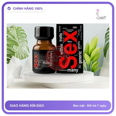 Chai hít tăng khoái cảm Popper Chai hít kích thích điểm G, tác dụng cực nhanh, sung sướng cực lâu