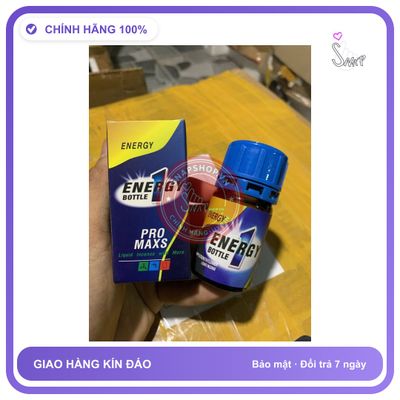 Chai hít tăng khoái cảm Popper ENERGY 40ml Popper 40ml, Bao mạnh phê, Ko nồng, ko gắt, che tên sản phẩm bảo mật kín đáo
