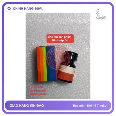 10ml Tinh dầu pp 10ml USA nắp đỏ, che tên sản phẩm bảo mật kín đáo